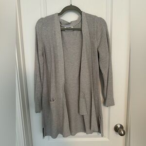 Gray cardigan